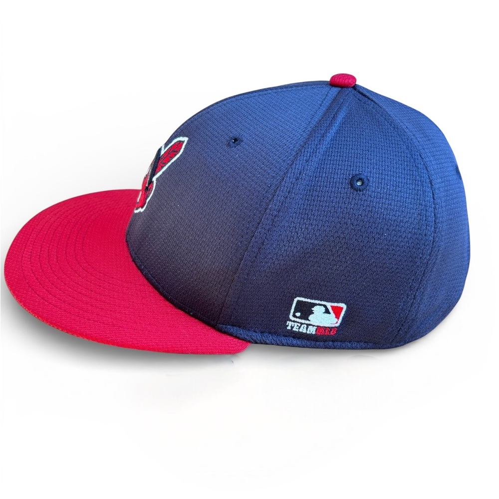 Vintage Cleveland Indians Chief Wahoo Hat Adjustable Flat Bill Cap 90s MLB RARE - Picture 4 of 12
